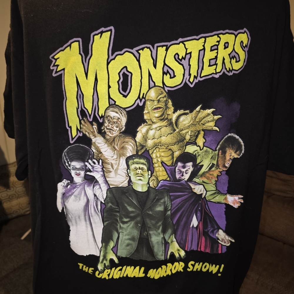 Black Monsters Graphic Tee - Picture 3 of 4